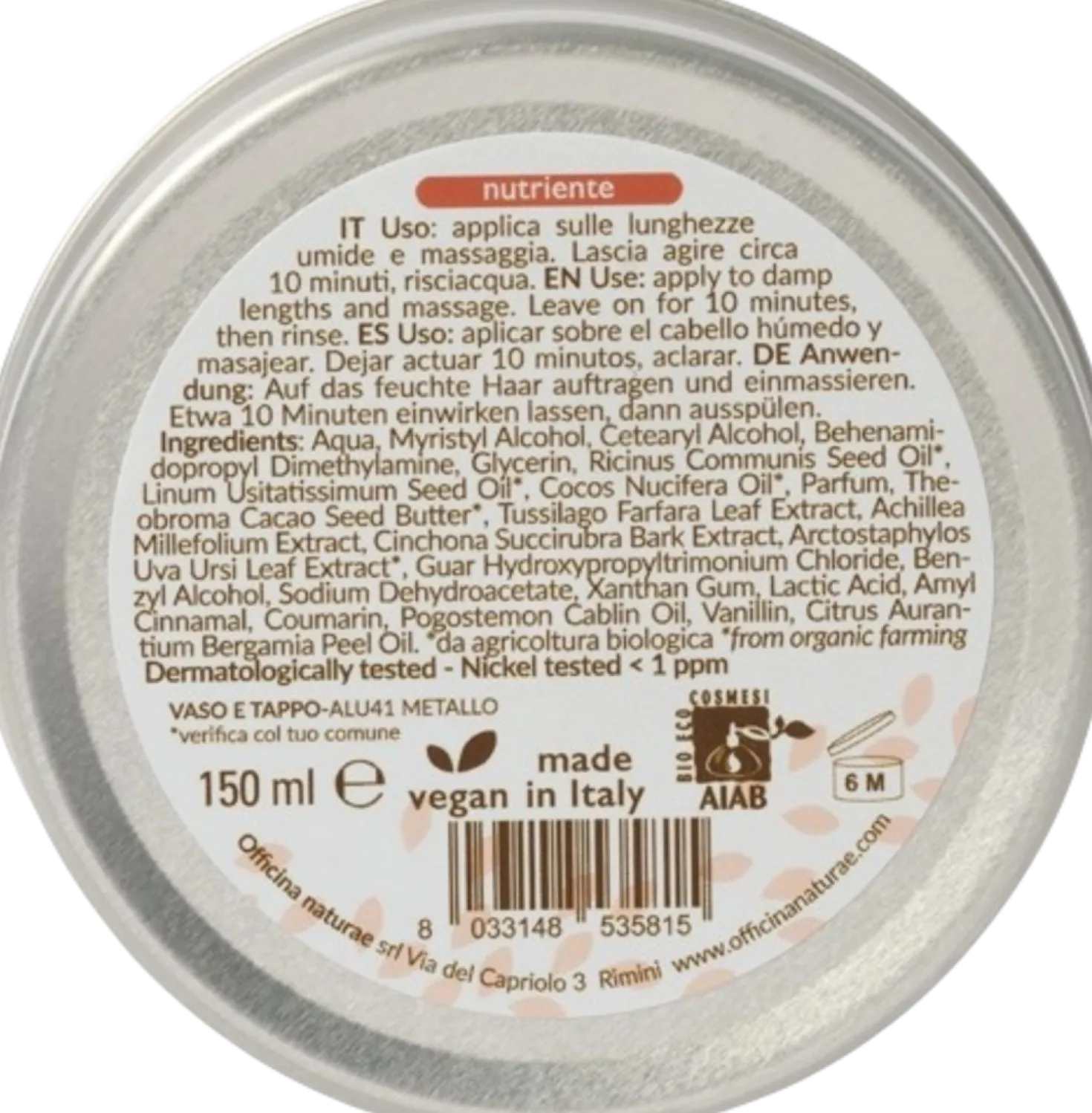 Maschera Rinforzante, 150 ml