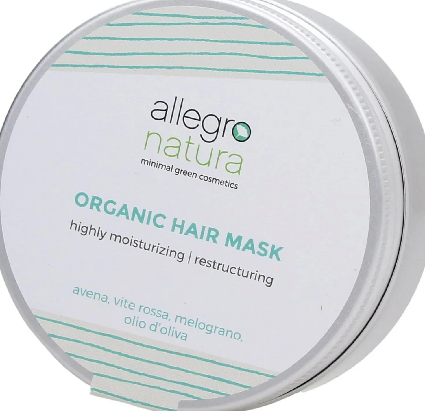 Maschera Ristrutturante Avena, Vite Rossa e Melograno, 200 ml