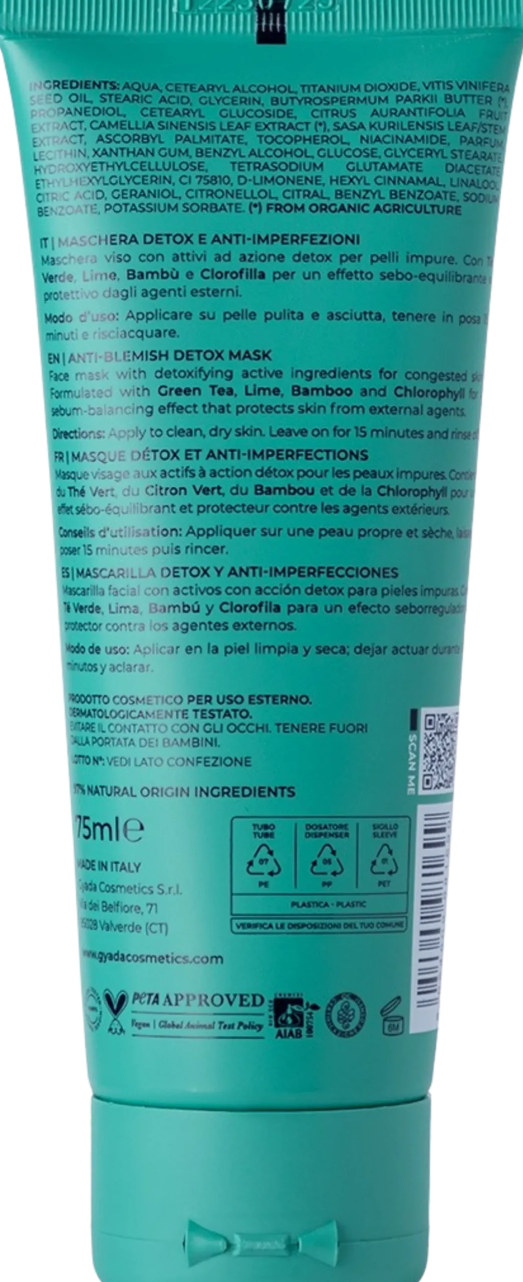 Maschera Viso Anti-Imperfezioni, 75 ml