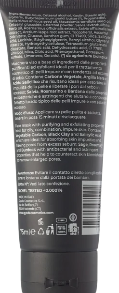 Maschera Viso Purificante e Astringente, 75 ml