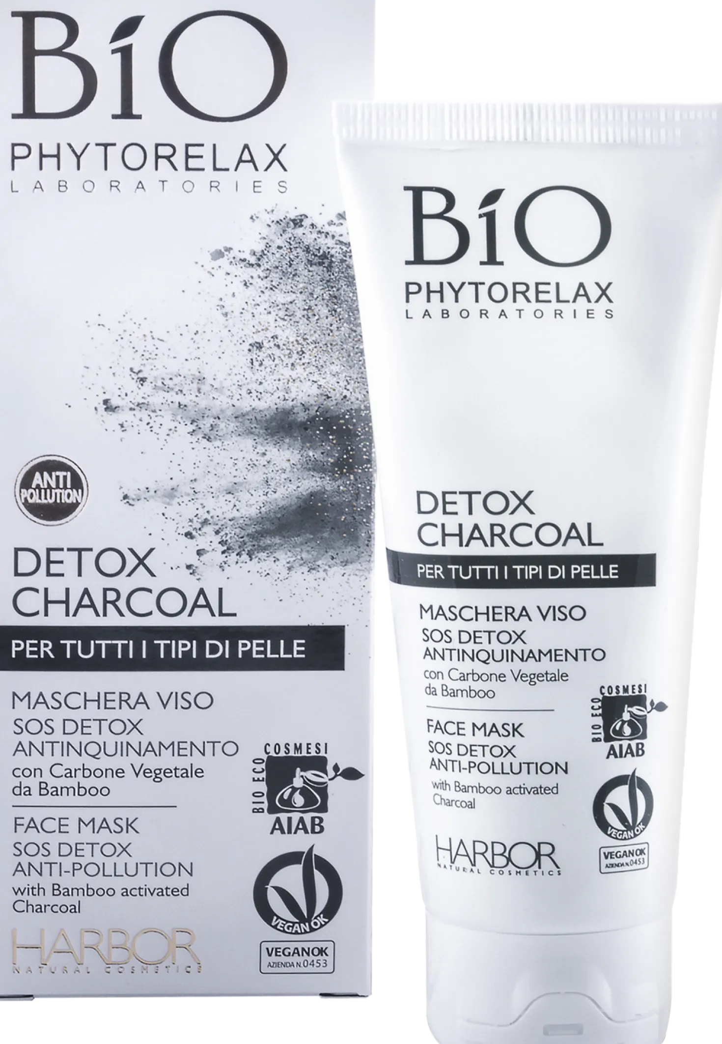 Maschera Viso SOS Detox Antinquinamento - Detox Charcoal, 75 ml