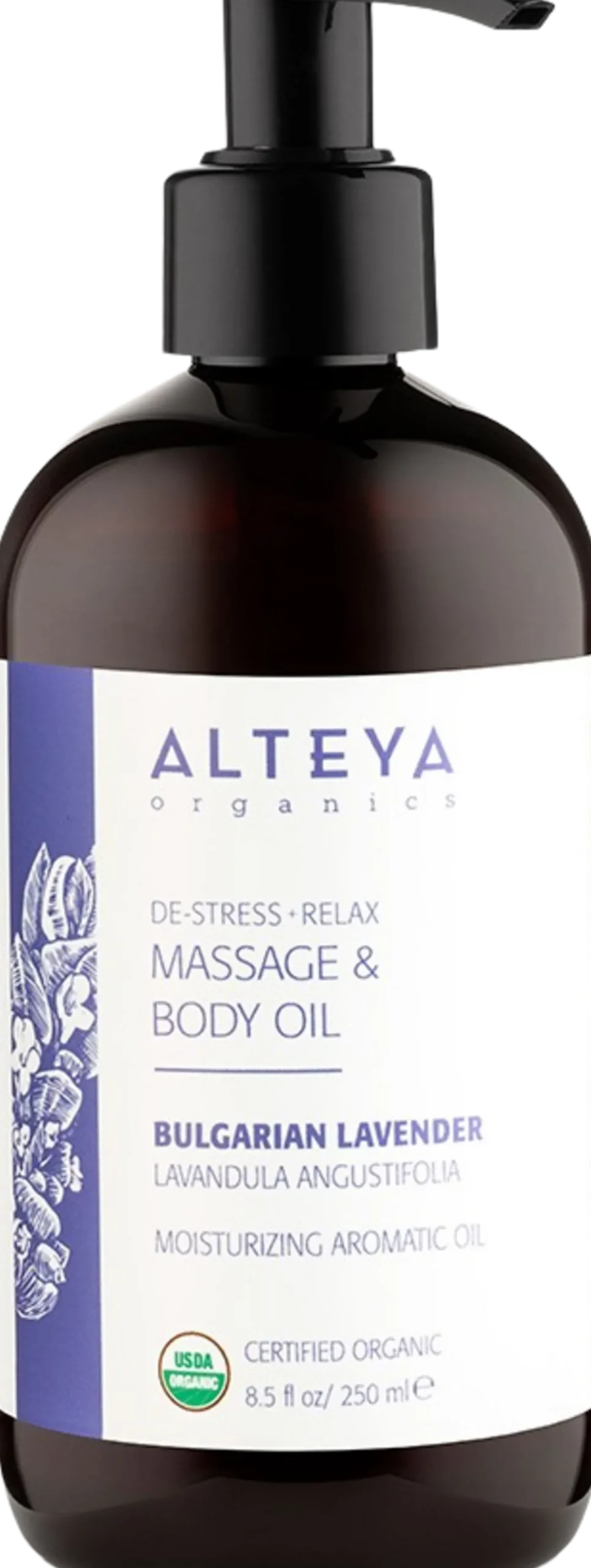 Massage & Body Oil Bulgarian Lavender, 250 ml