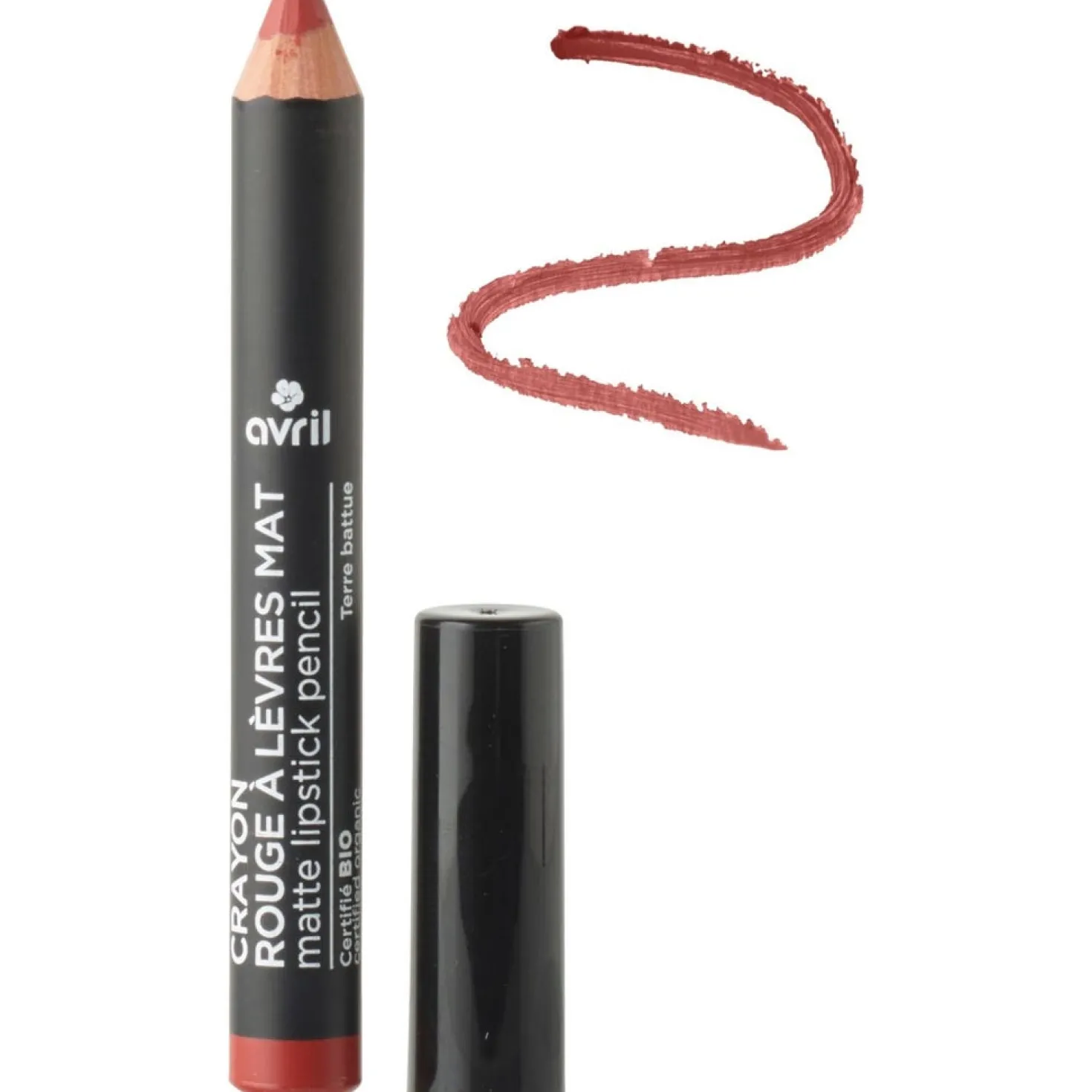 Matte Lipstick Pencil Jumbo, Terre Battue (2 g)