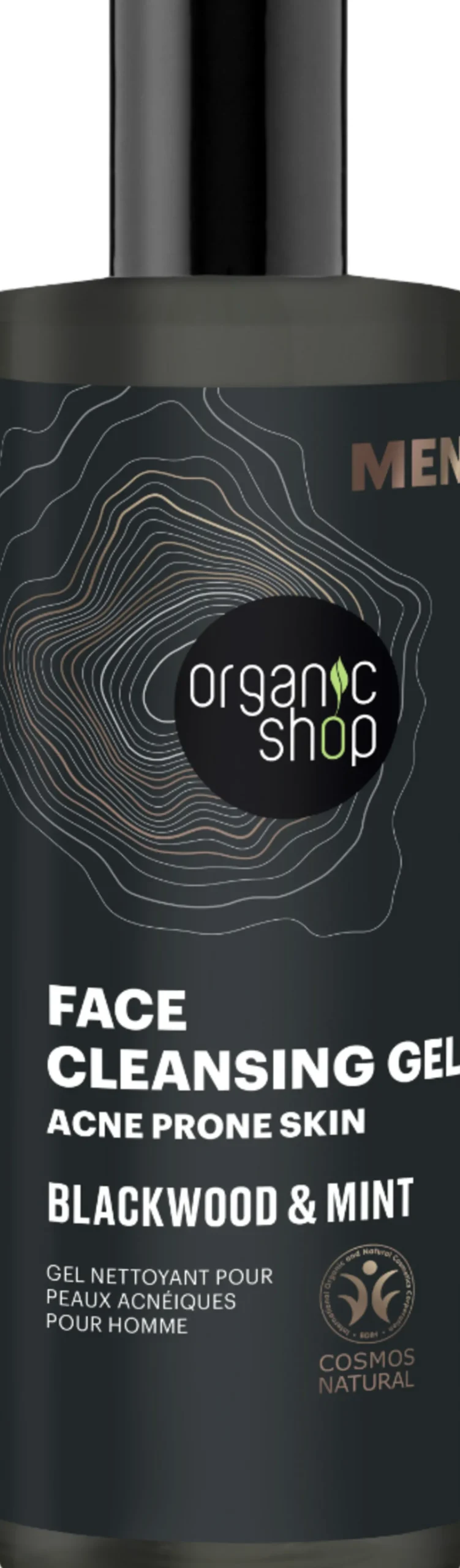 MEN Face Cleansing Gel Blackwood & Mint, 200 ml
