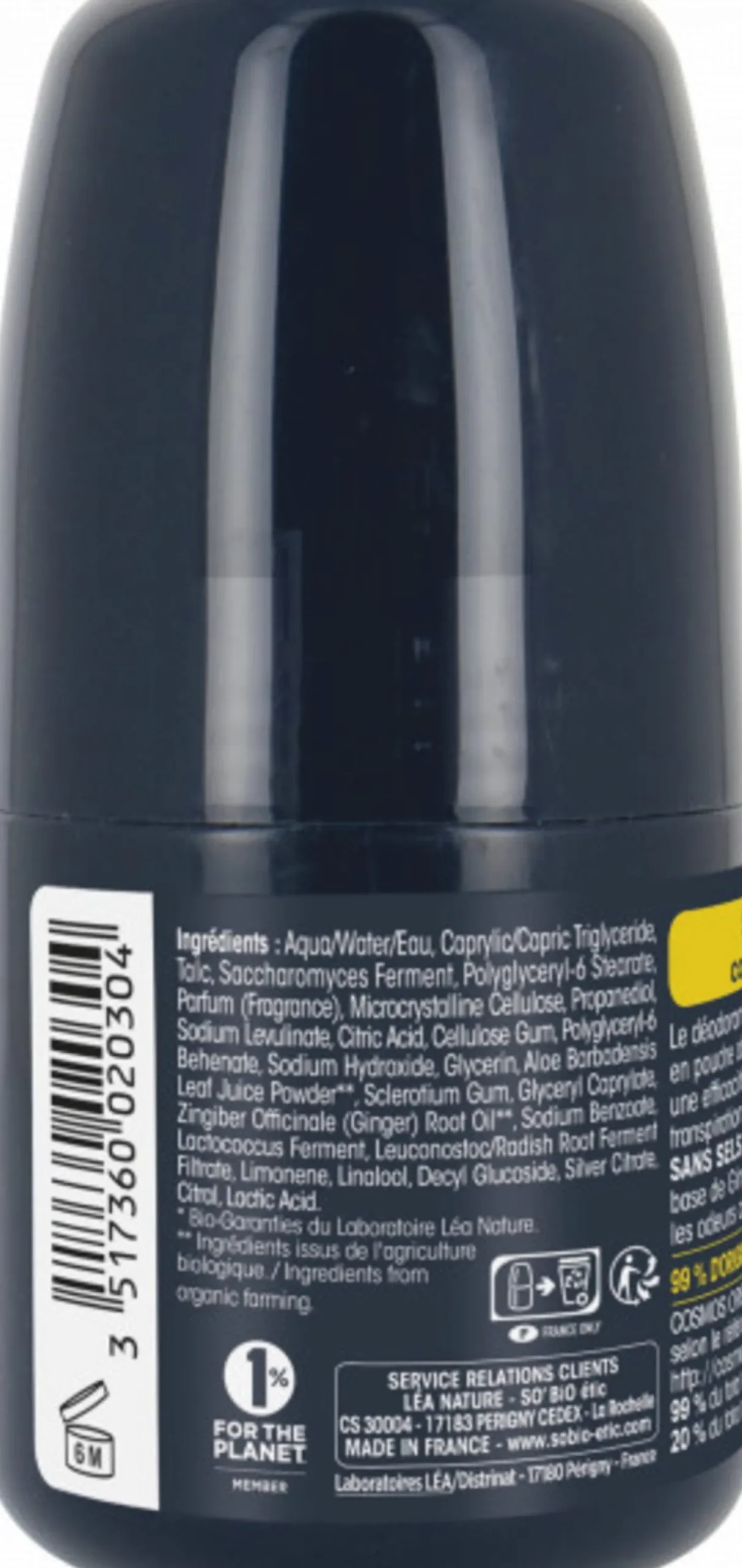 MEN Ginger Deodorant Roll-on, 50 ml