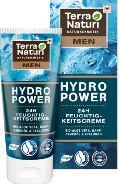 MEN HYDRO POWER - Crema Idratante 24h, 50 ml