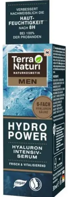 MEN HYDRO POWER - Siero all'Acido Ialuronico, 30 ml