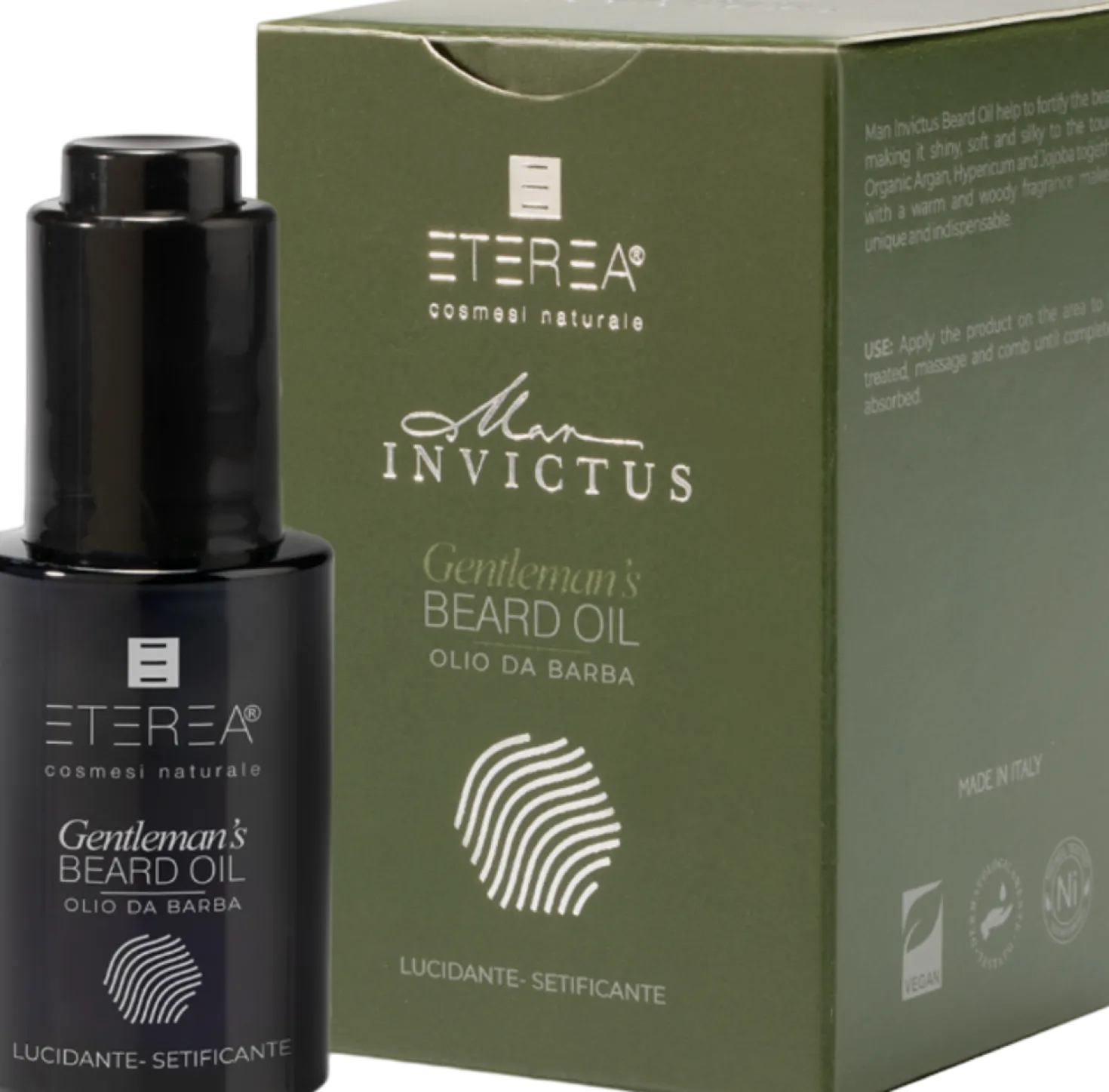 Men Invictus Olio da Barba, 30 ml