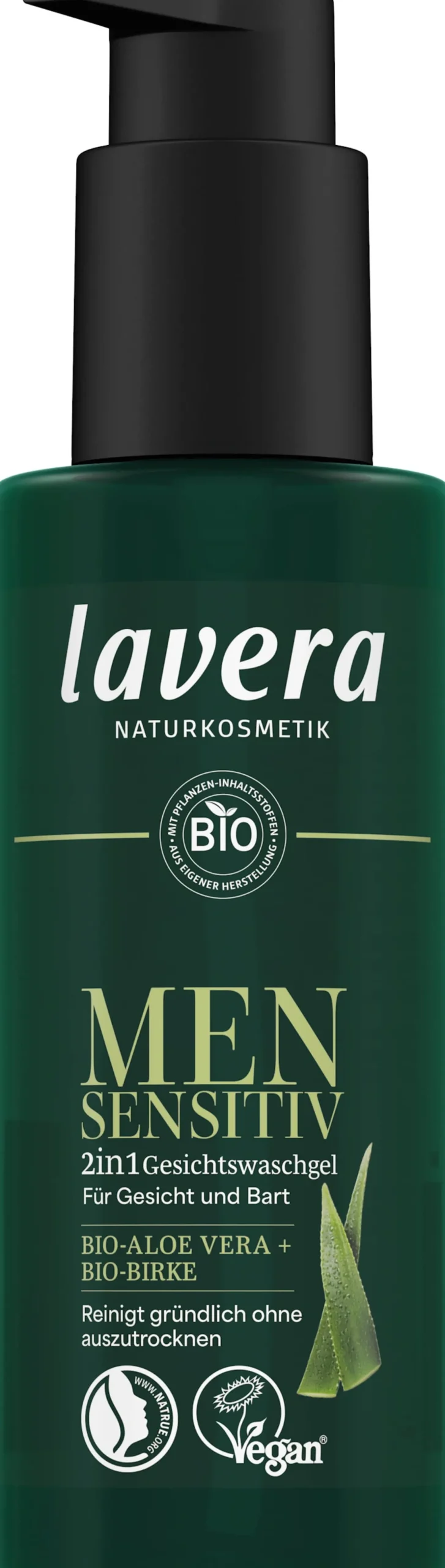 Men sensitiv Gel Viso Detergente 2in1, 150 ml