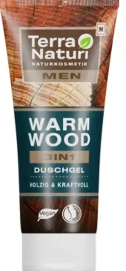MEN WARM WOOD - Gel Doccia 3IN1, 200 ml