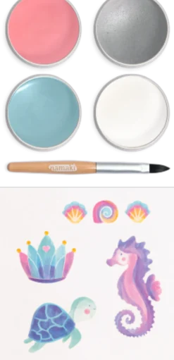Mermaid Face Painting Kit, 24 g