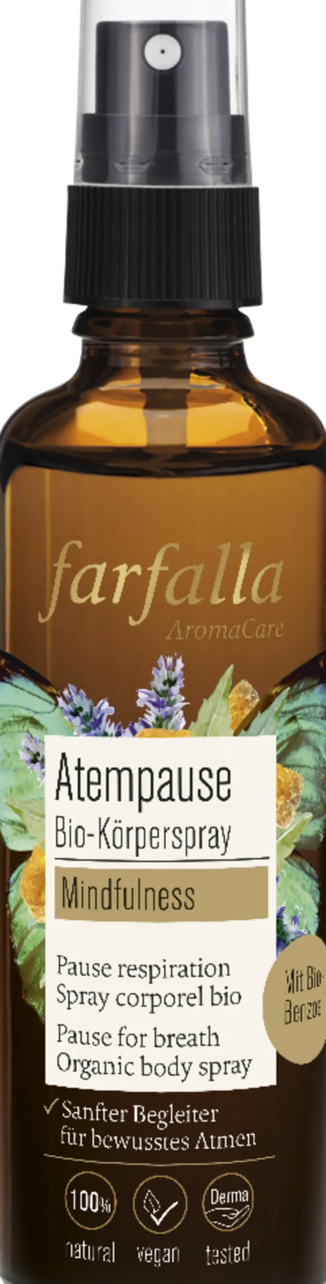Mindfulness - Spray Corpo Bio "Pausa per Respirare", 75 ml