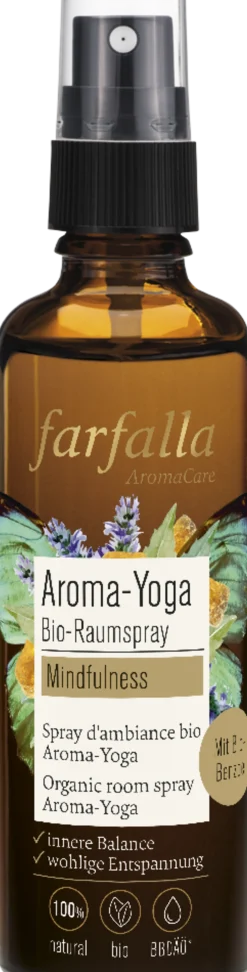 Mindfulness - Spray per Ambienti Bio "Aroma Yoga", 75 ml