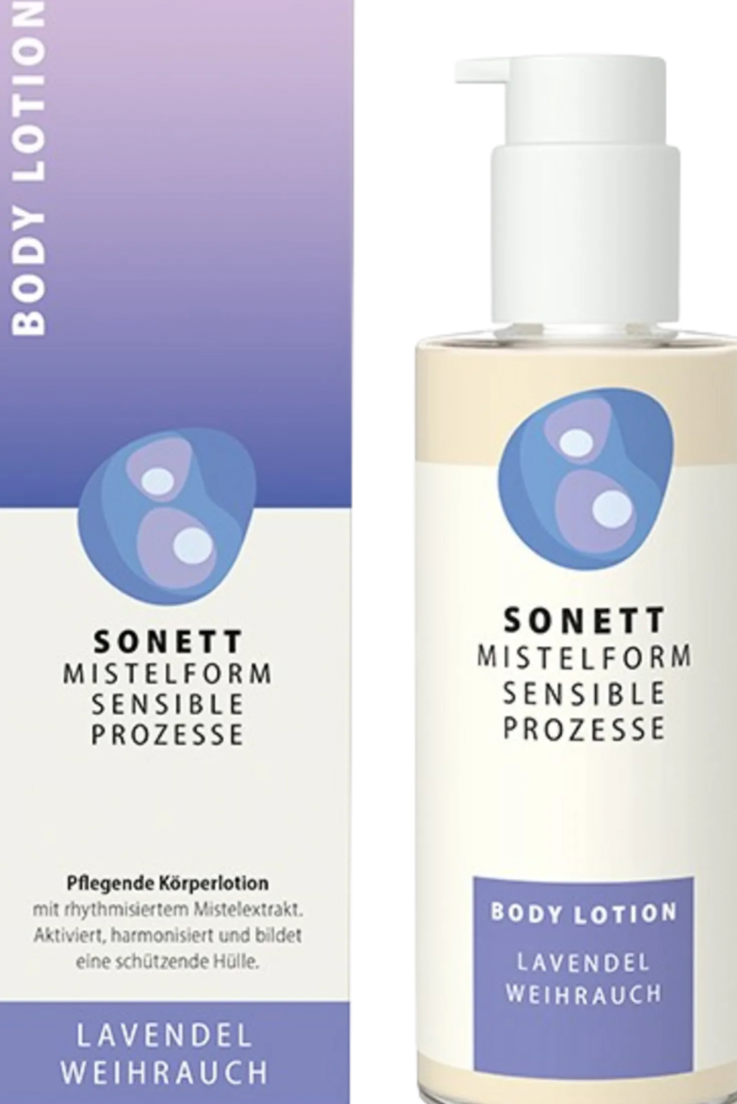 MISTELFORM SENSIBLE PROZESSE Lozione per il Corpo, lavanda e incenso (145 ml)