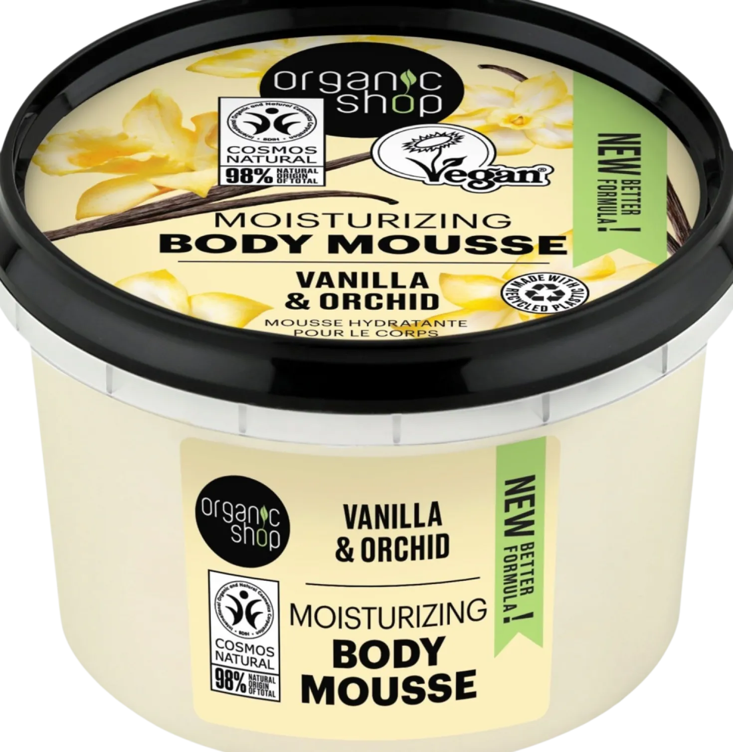 Moisturizing Body Mousse Vanilla & Orchid, 250 ml
