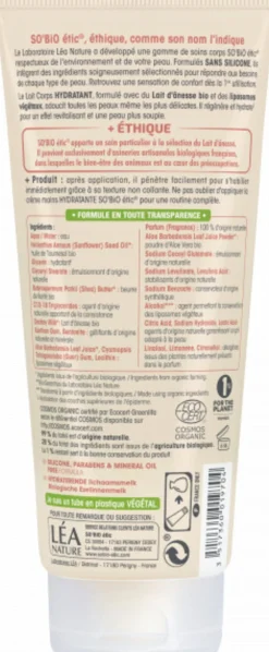Mon Lait d'Ânesse - Latte Corpo Idratante al Latte d'Asina Bio, 200 ml