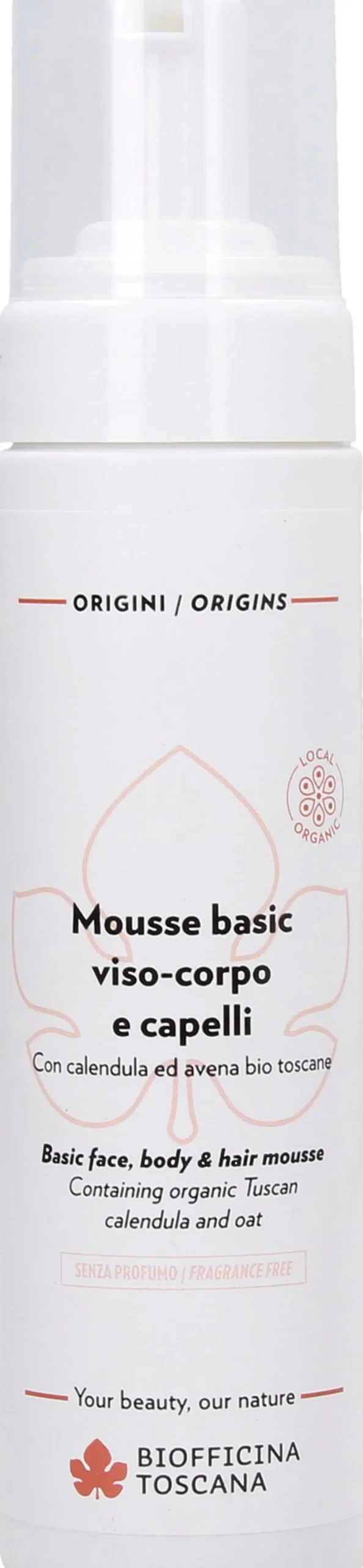 Mousse Basic Viso Corpo e Capelli, 200 ml