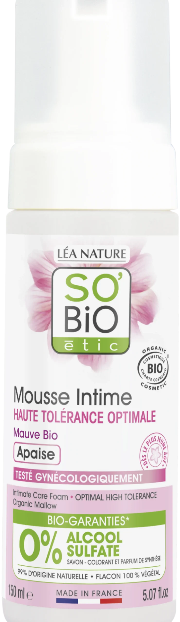 Mousse Ipoallergenica alla Malva per l'Igiene Intima, 200 ml