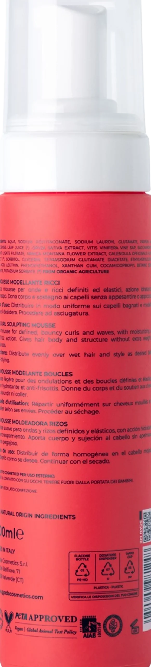 Mousse Modellante Ricci, 200 ml