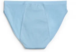 Mutandine Mestruali Teen Bikini Azzurre - Flusso Abbondante, XS