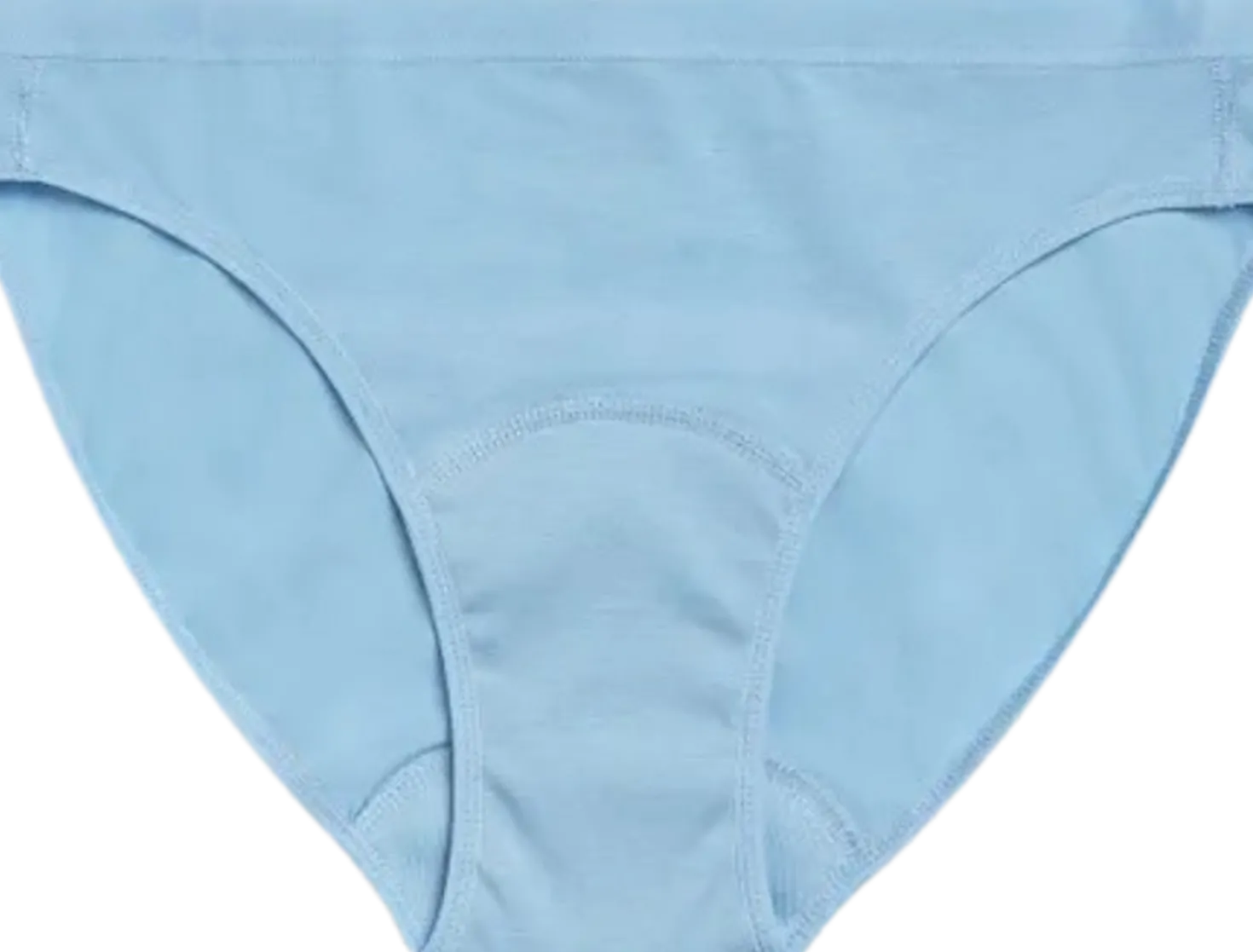 Mutandine Mestruali Teen Bikini Azzurre - Flusso Leggero, XS