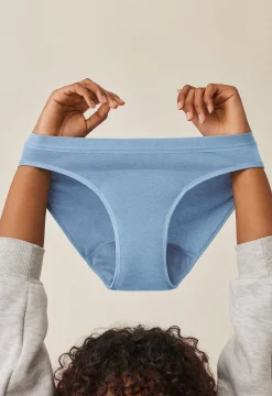 Mutandine Mestruali Teen Bikini Azzurre - Flusso Leggero, XS