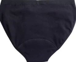 Mutandine Mestruali Teen Bikini Nere - Flusso Leggero, XS