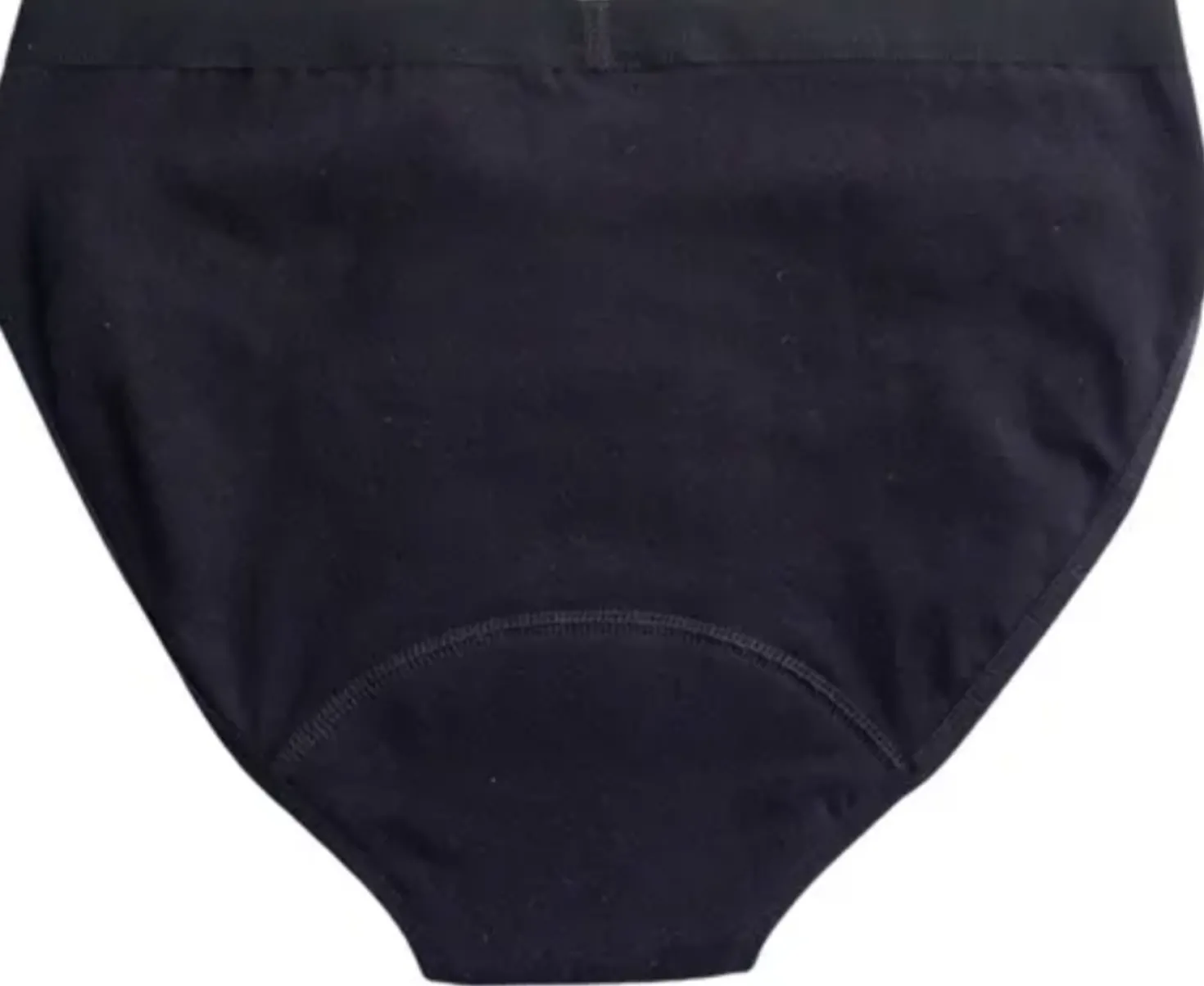 Mutandine Mestruali Teen Bikini Nere - Flusso Medio, XS