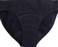 Mutandine Mestruali Teen Bikini Nere - Flusso Medio, XS
