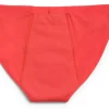 Mutandine Mestruali Teen Bikini Rosso Chiaro - Flusso Abbondante, XS