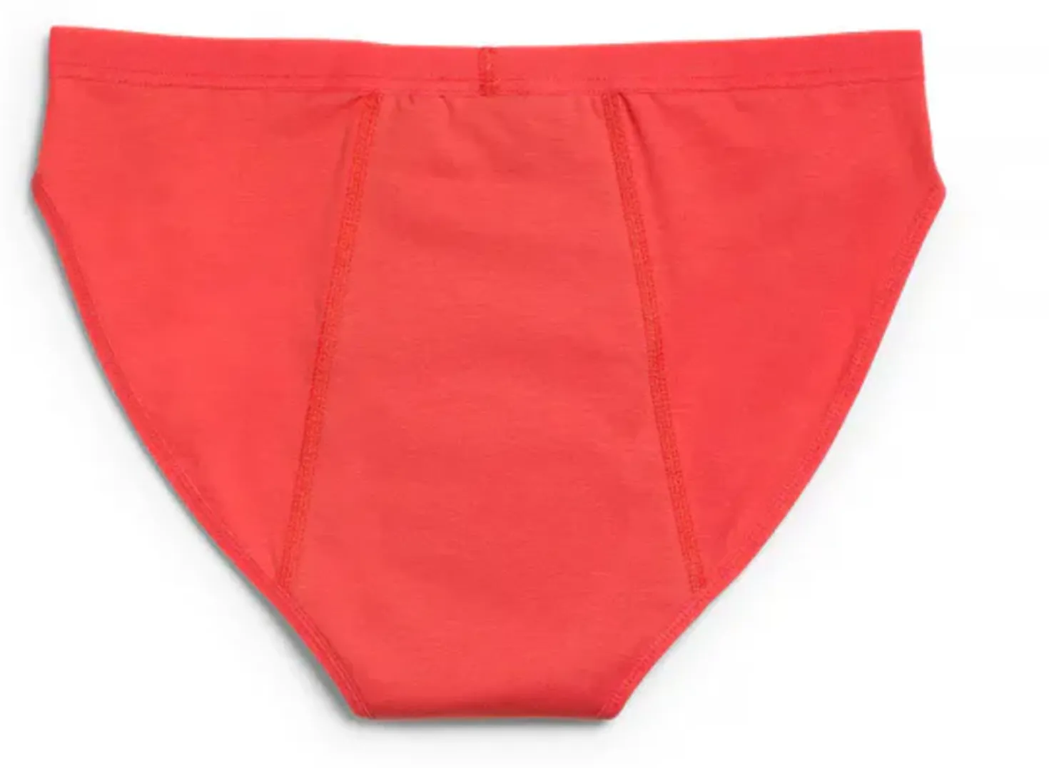 Mutandine Mestruali Teen Bikini Rosso Chiaro - Flusso Abbondante, XS