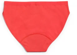 Mutandine Mestruali Teen Bikini Rosso Chiaro - Flusso Medio, XS