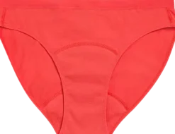 Mutandine Mestruali Teen Bikini Rosso Chiaro - Flusso Medio, XS