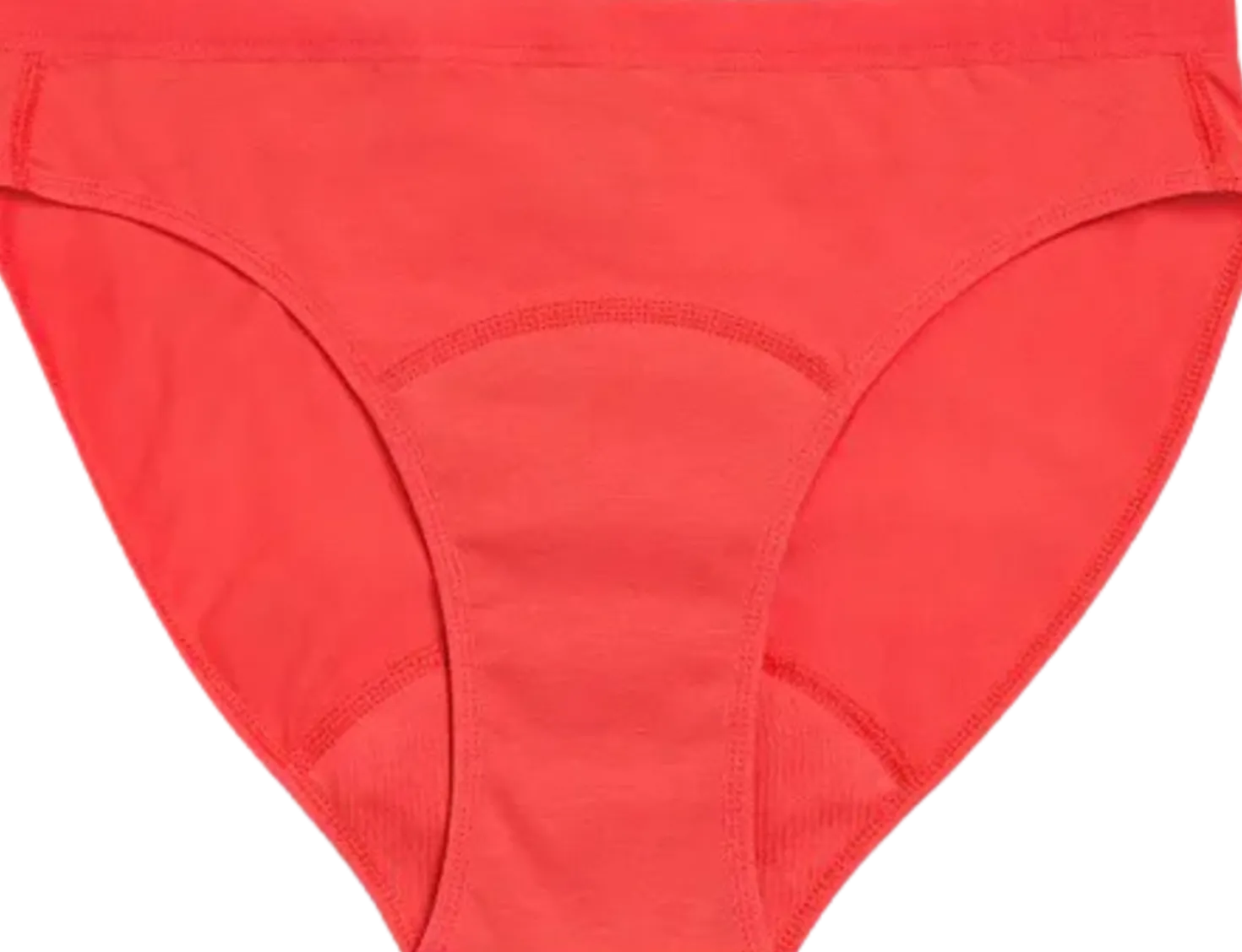 Mutandine Mestruali Teen Bikini Rosso Chiaro - Flusso Medio, XS