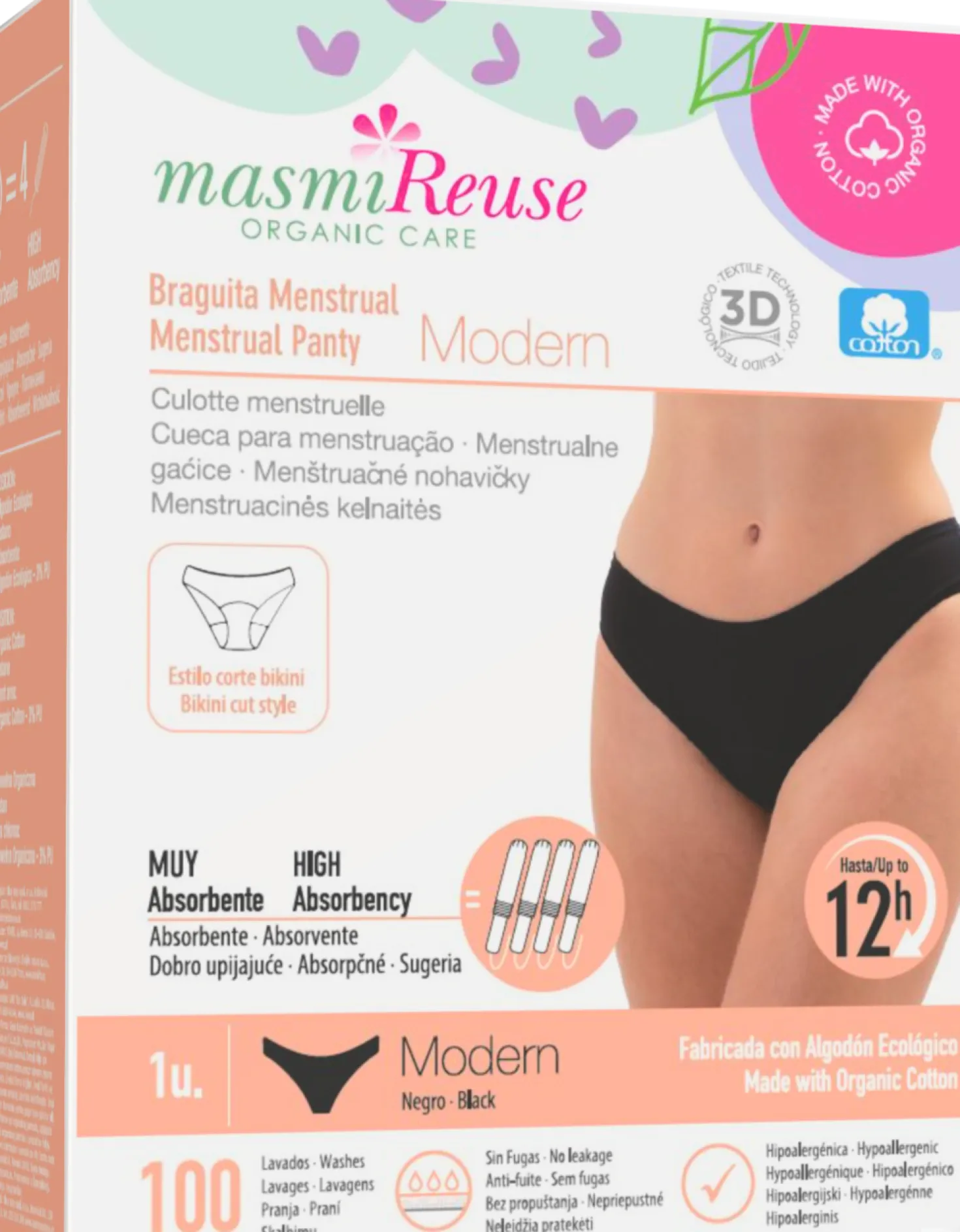 Mutandine per il Ciclo Mestruale - Moderne, M