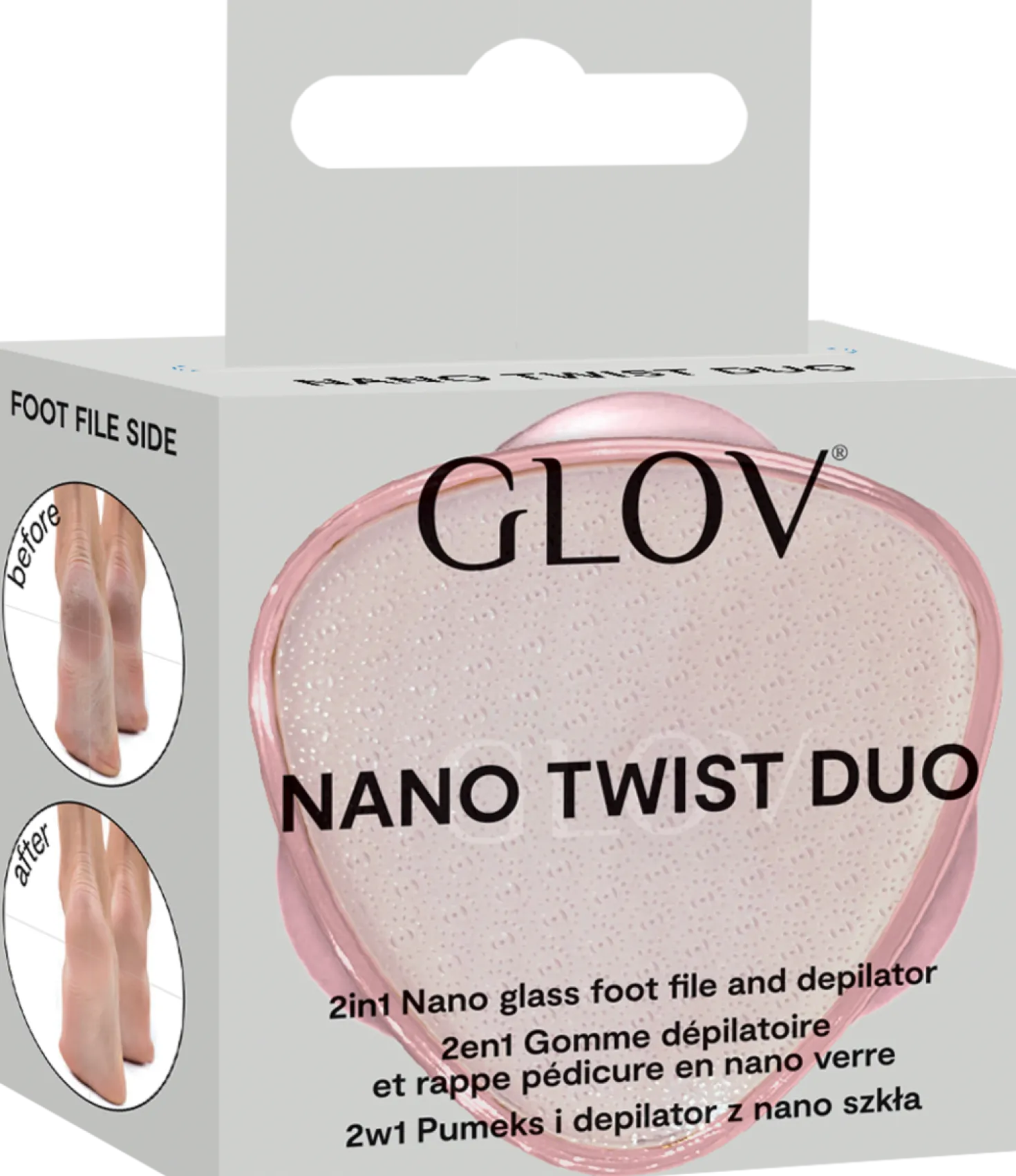 Nano Twist Duo 2in1 Nano Glass Foot File & Depilator