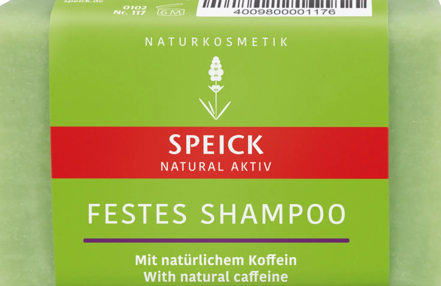 NATURAL AKTIV Shampoo Solido con Caffeina Naturale, 60 g