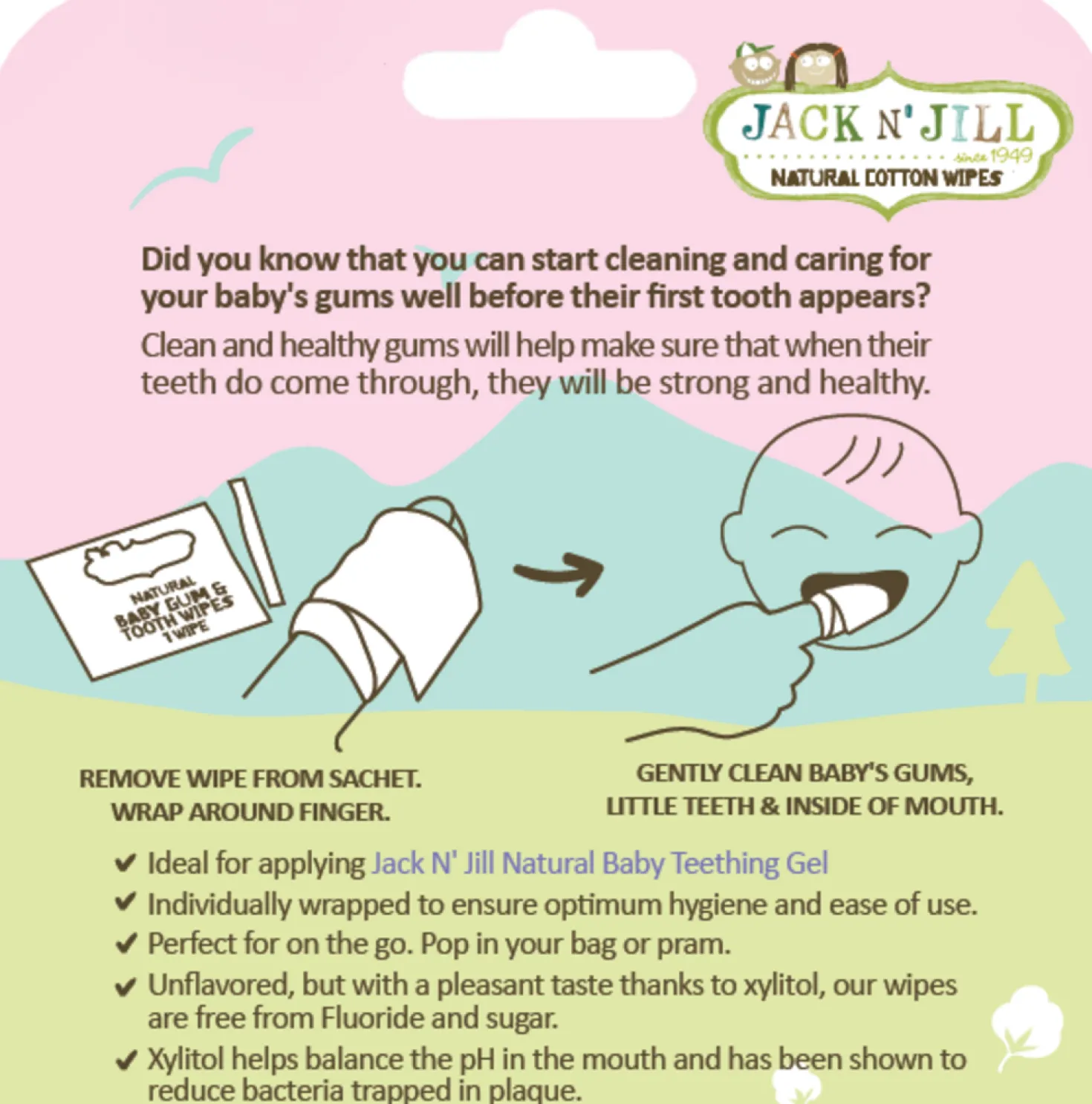 Natural Baby Gum & Tooth Wipes