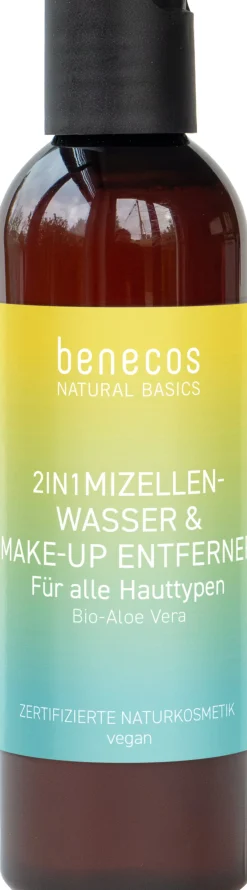 Natural Basics 2-in-1 Micellar Water & Make-up Remover, 200 ml