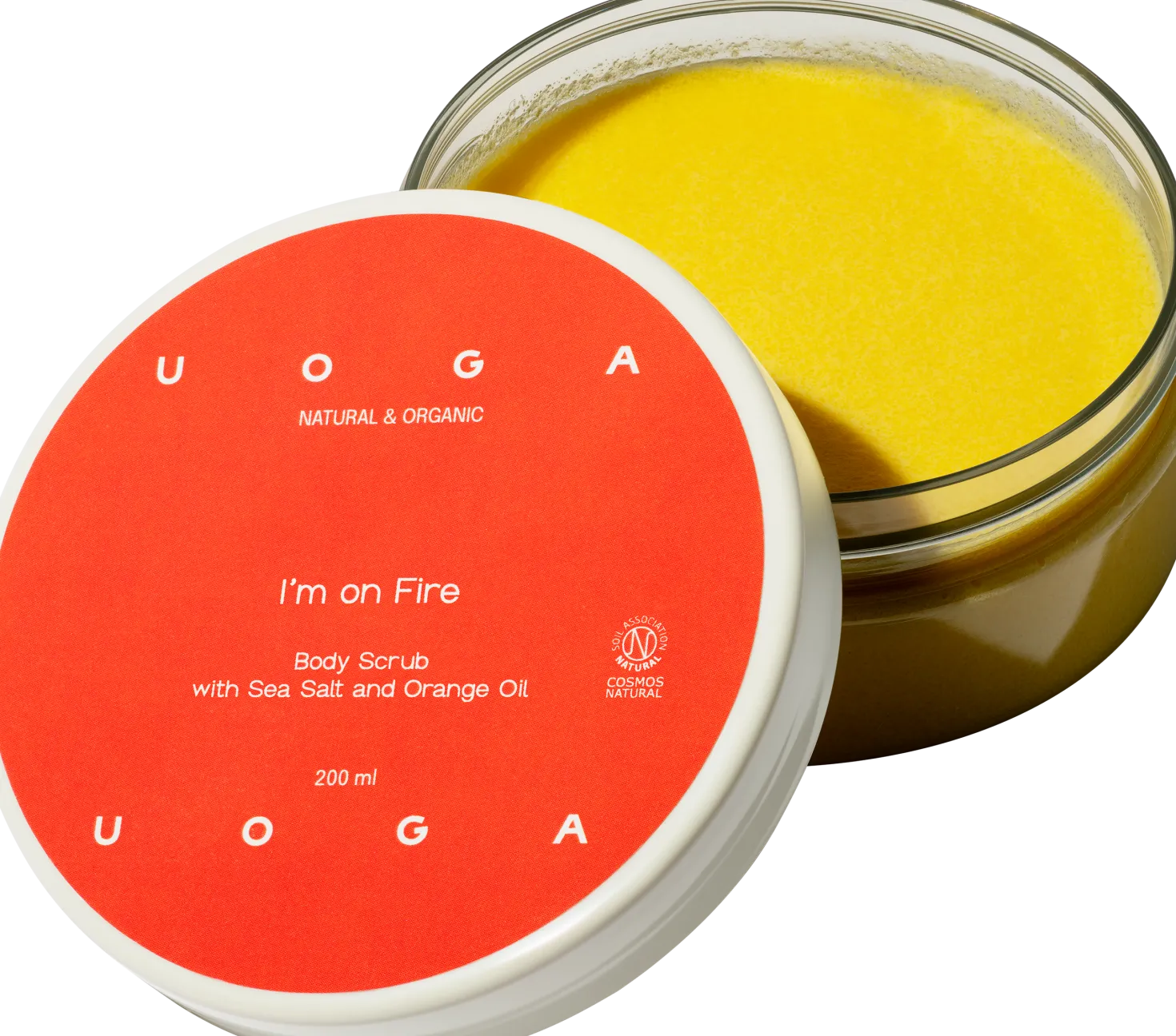 Natural Body Scrub "I'm on Fire", 200 ml