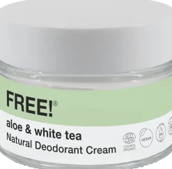 Natural Deodorant Cream Aloe & White Tea, 50 g