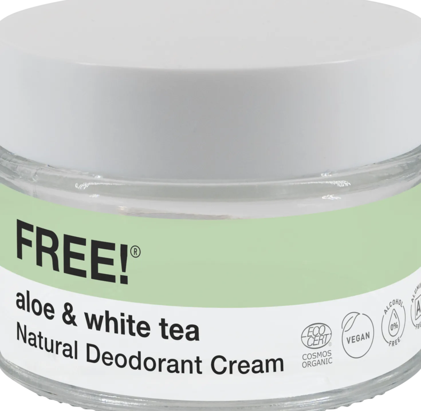 Natural Deodorant Cream Aloe & White Tea, 50 g