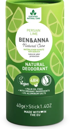 Natural Deo Papertube, Persian Lime (40 g)