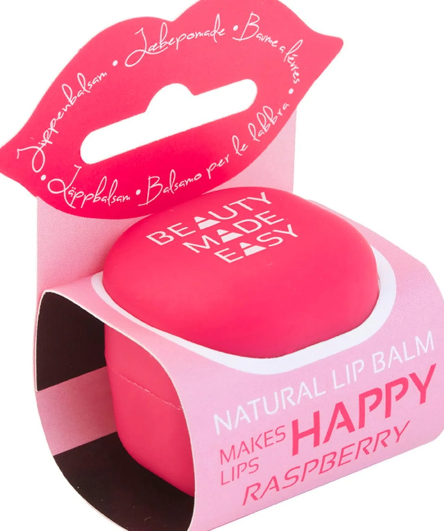 Natural Lip Balm Raspberry, 7 g