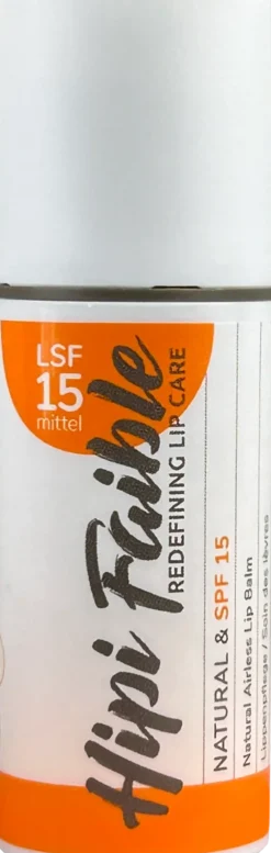 Natural Lip Balm SPF 15, 6 ml