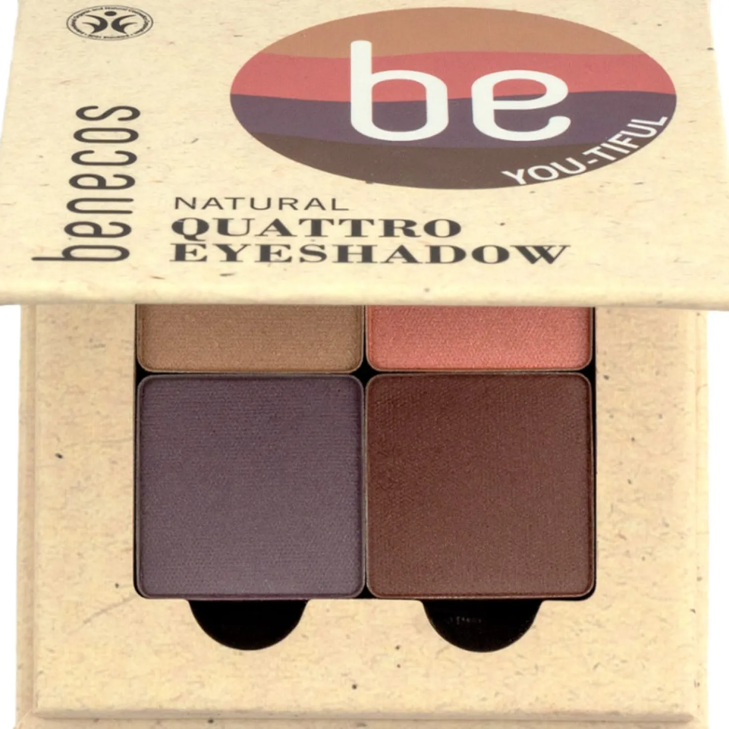 Natural Quattro Eyeshadow, Coffee & Cream (8 g)