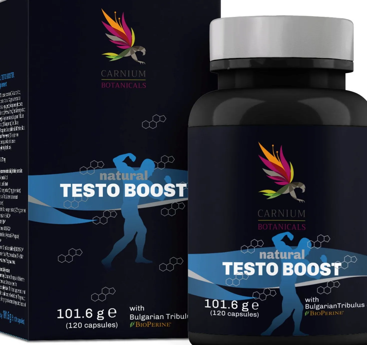 Natural Testo Boost, 120 capsule