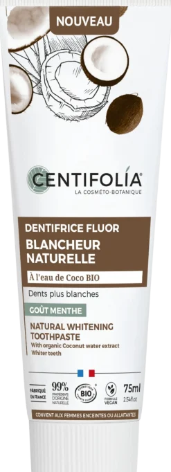 Natural Whitening Toothpaste, 75 ml