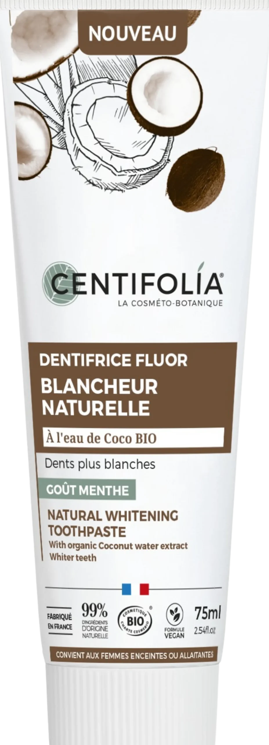 Natural Whitening Toothpaste, 75 ml