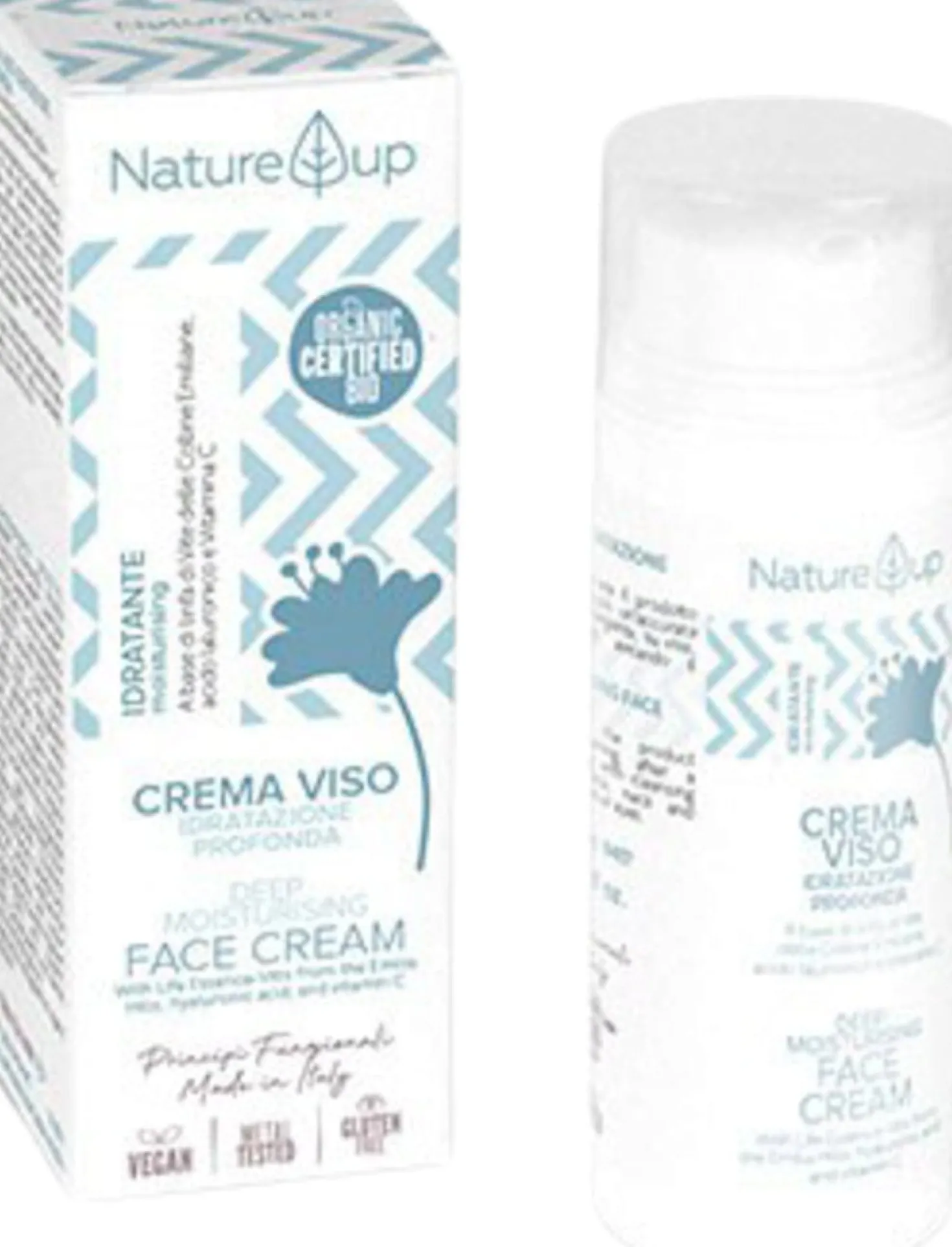 Nature Up Crema Viso Idratazione Profonda, 50 ml